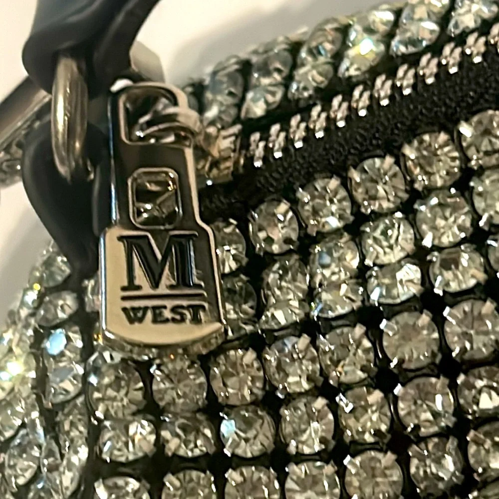 MADISON WEST MINI RHINESTONE CONVERTIBLE PURSE - Picture 3 of 4